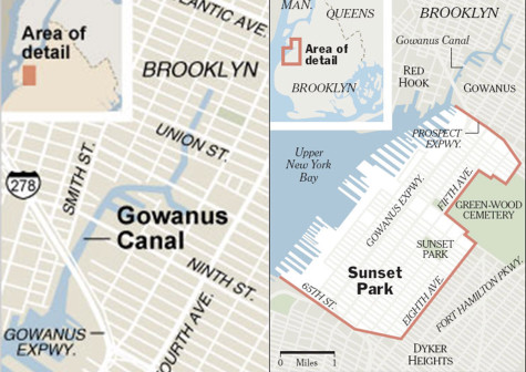 Both Gowanus and Sunset Park are located in Brooklyn, New York. CITYterm students are responsible for bringing the touring group to their neighborhood by taking subway or walking.