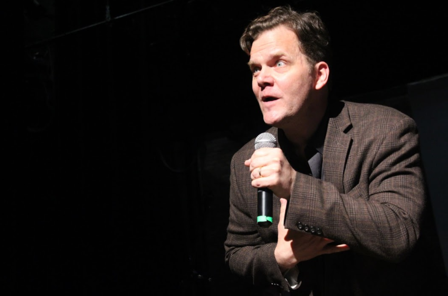 Renowned slam poet, Taylor Mali, visited Masters on Tuesday, April 17, holding a workshop open to all students.