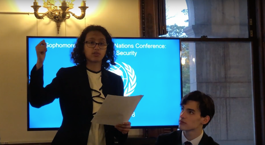 Behind the Scenes Video: Sophomores Simulate the UN