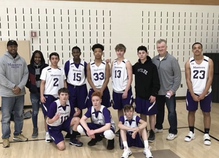 The Masters JV1 Basketball team at the FAA Tournament at Greens Farms Academy