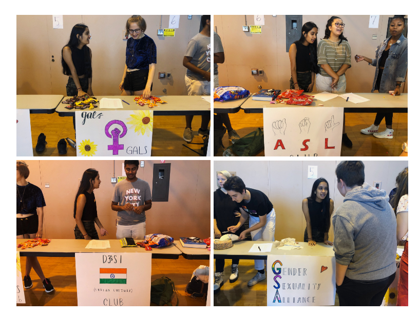 Sachi Singh 21 was in charge of running four separate club tables during the annual club fair in mid-September. Attending to her multiple leadership roles has been made more difficult by the new schedule which assigns clubs meeting times with an abundance of leadership overlap.    