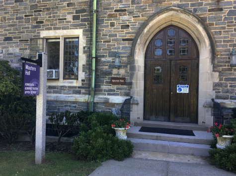 The front door of Masters Hall will remain closed for the start of the 2020-2021 school year as students will be learning remotely for at least the month of September. Members of the Masters community have mixed reactions to the schools decision to begin online. 