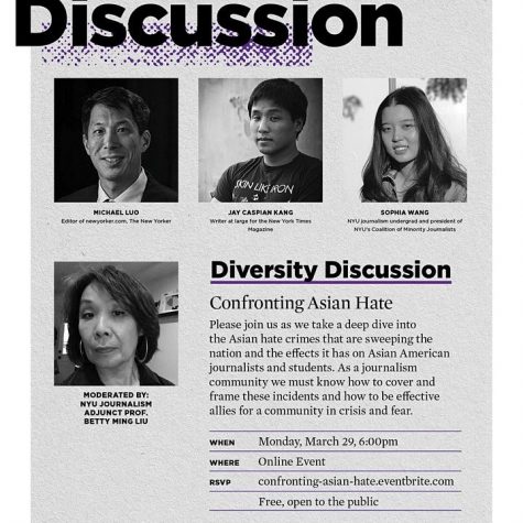 News Brief: NYU Journalism School hosts discussion on confronting recent anti-asian hate