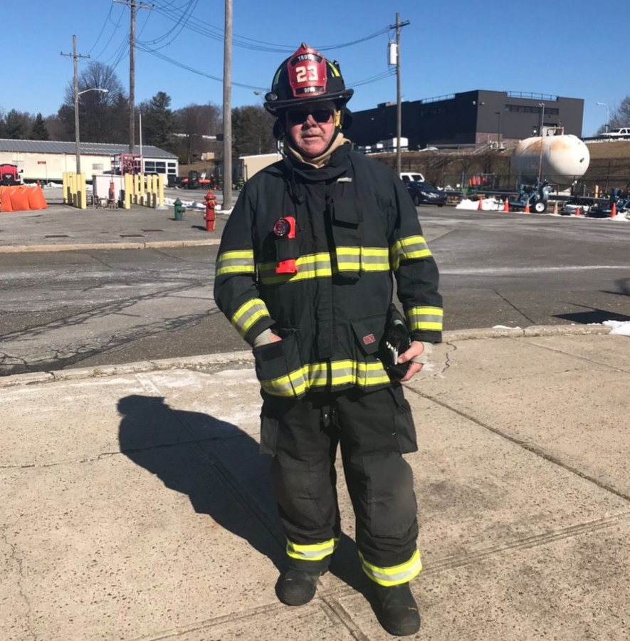 Director of Facilities Craig Dunne was recently promoted to captain of Tower Ladder 23 at the Dobbs Ferry Fire Department. 