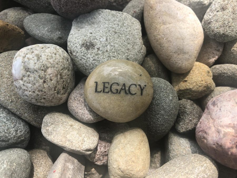 The class of 2023 have all received legacy stones to help them have a positive high school experience. 