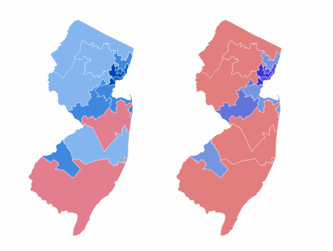 2020 House of Representatives elections in New Jersey compared to 2021 New Jersey gubernatorial election results by congressional district
