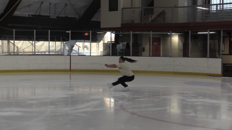 Freshman MeiLi Socol participated in a ice skating charity event on April 30 to support her local animal shelter.