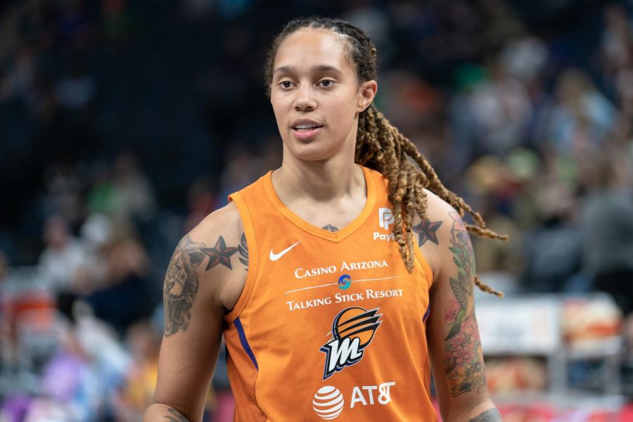WNBA Superstar, Brittney Griner and the Phoenix Mercury playing against the Minnesota Lynx