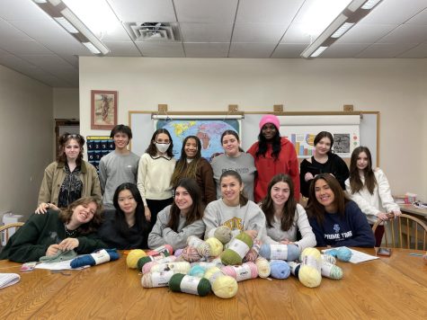 Students learned the process of turning yarn into hats in the Knots of Love: crocheting for good WinterMission course. All hats were donated to the Knots of Love foundation.