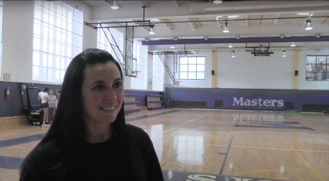 Former Masters student Andrea Fischer 02 now serves as the girls varsity basketball coach. 
