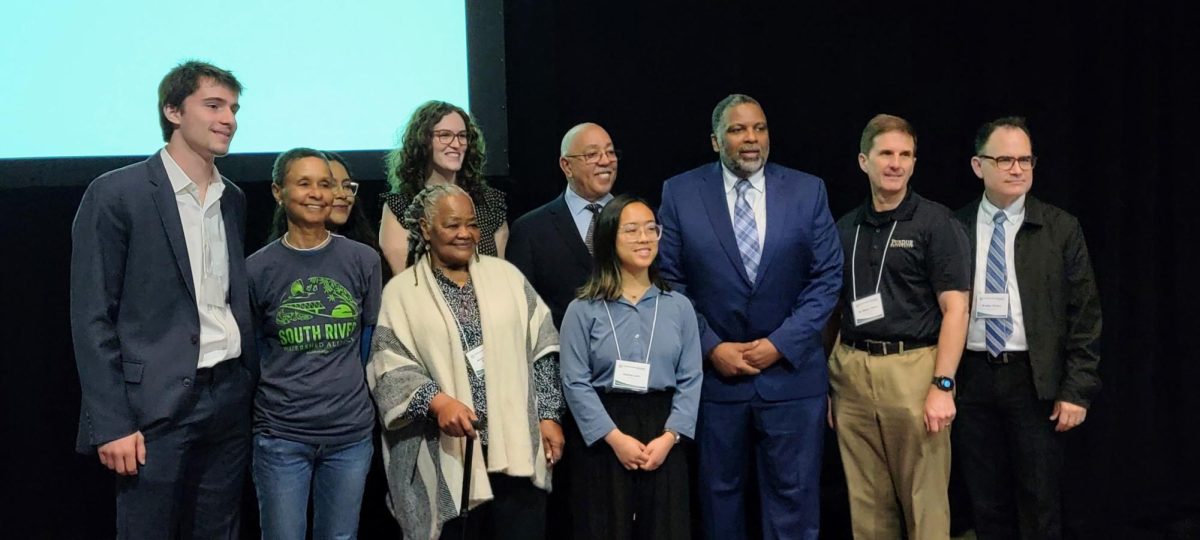 Horton spoke about his experience teaching music production to kids in Jackson, Mississippi -- a community significantly impacted by climate change and local flooding.
Photo contributed by Leo Horton.