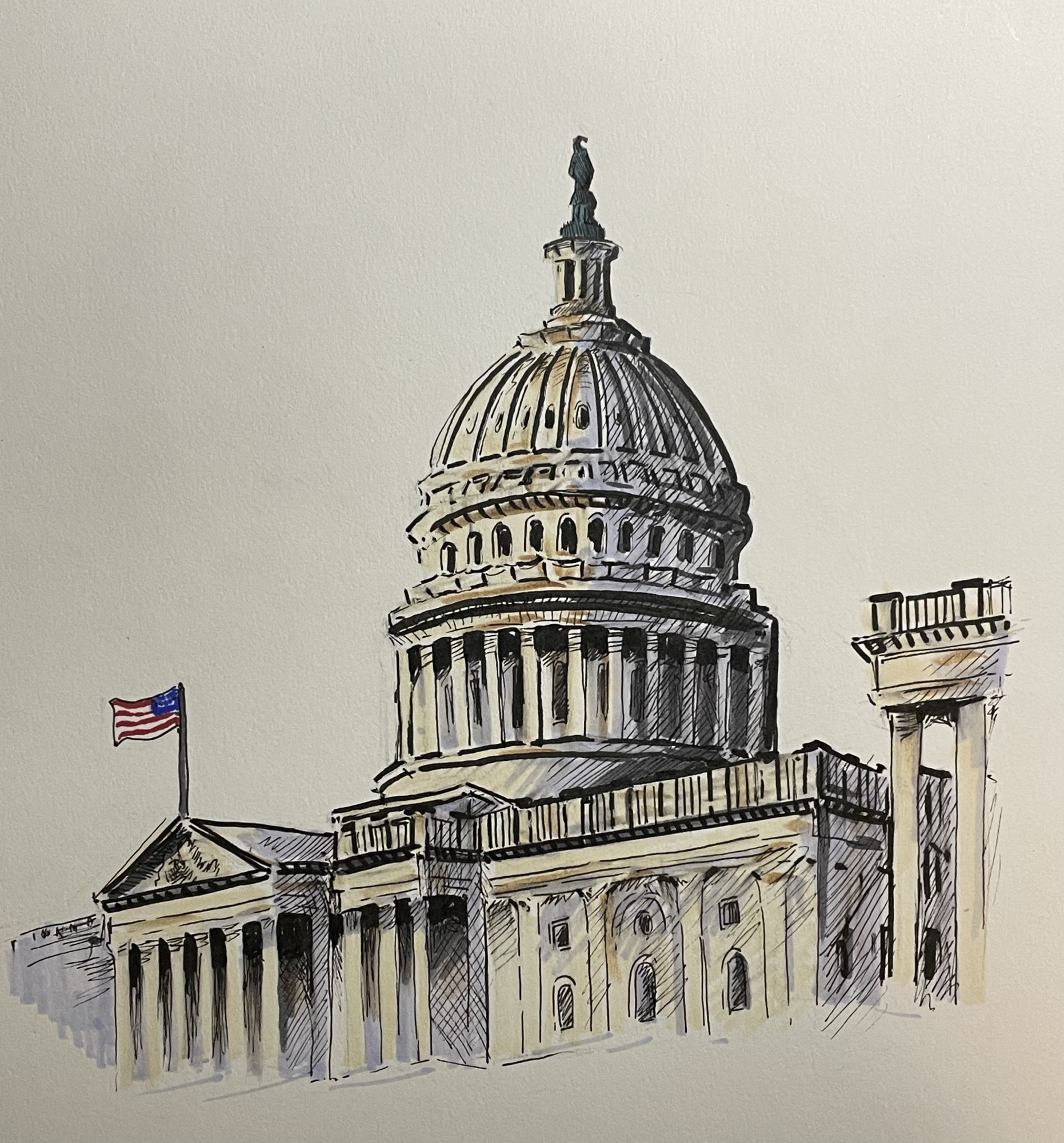 The U.S. Capitol is where representatives from across the country convene to shape national policy. The Problem Solvers Caucus, made up of both Democrats and Republicans, works to break down party lines by promoting bipartisan solutions to America's most difficult issues, from healthcare to immigration.