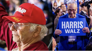 Junior Mason Dwek predicts a potential outcome of the upcoming election based on current poll data. He argues Harris’s lead in a deep-red state like Iowa could mean swing states like Pennsylvania and Wisconsin are leaning her way.

Photos by Nikolas Liepins (left) and Jay Deegan (right), courtesy of the National Scholastic Press Association.