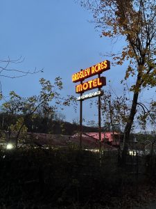 Ardsley Acres sign shines as a symbol for support in a polarized world. In collaboration with the village of Ardsley, they have been housing refugees, providing much needed support to an increasingly marginalized group.