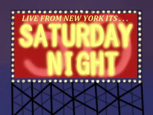 "Live from New York, it's Saturday night!" is the iconic line that since 1975, SNL cast members use right after the cold open finishes. 