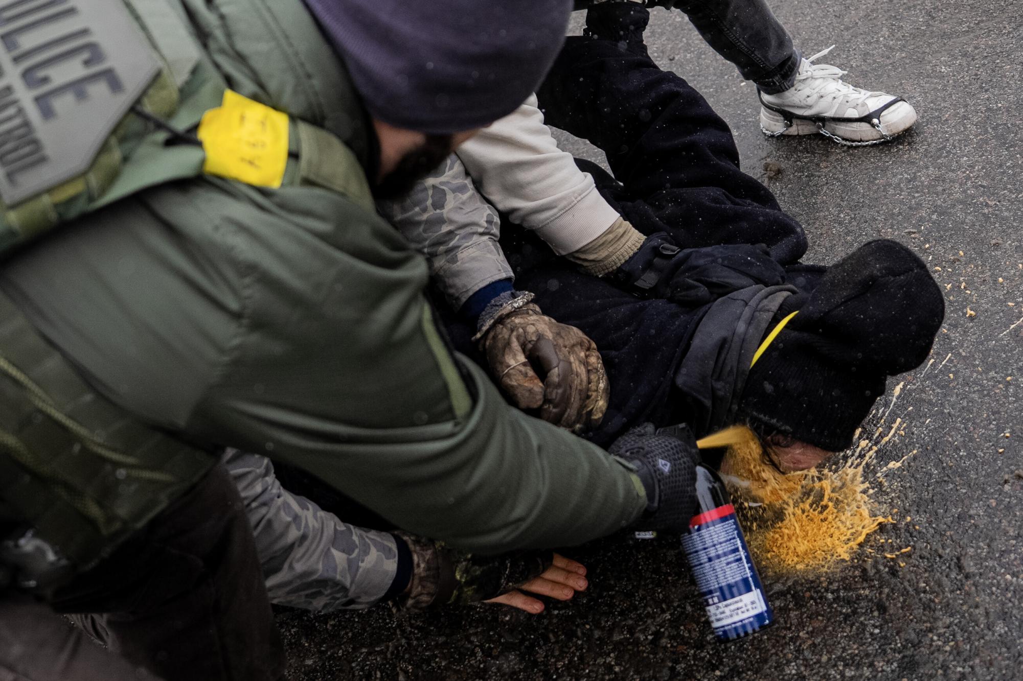 As the protests in Minneapolis increased to match the intensity of the ICE presence in the state, former Tower staffer Vincent Alban, class of 2019,  serving as a yearlong photojournalist intern for The New York Times, captured this disturbing image. 

Vincent Alban/The New York Times/Redux