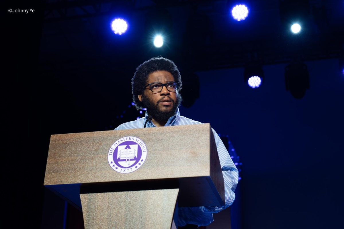 Selas Douglas, the associate head of school for inclusive excellence, was key to the planning and execution of the celebration. He gave opening and closing remarks, helped to organize the day's curriculum and guided student diversity ambassadors. 