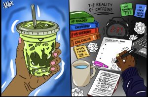 The media increasingly has portrayed caffeine consumption as aesthetic, through television shows like Gilmore Girls in which the quirky main characters enjoy a cup of coffee every episode, or simply through the promotion of popular coffee designs and mixtures on social media.