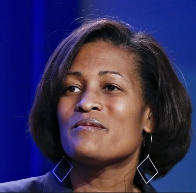 Cheryl Mills speaks during an annual meeting of the Clinton Global Initiative. She will speak at the graduation ceremony this year, leaving the class of 2026 with words of wisdom to inspire them before they embark on a new chapter in their lives. 
(Courtesy of Cheryl Mills)